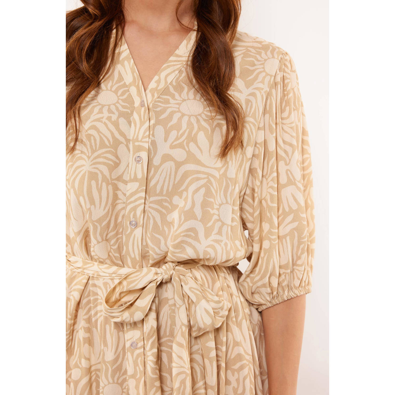 FLURESK blousejurk beige
