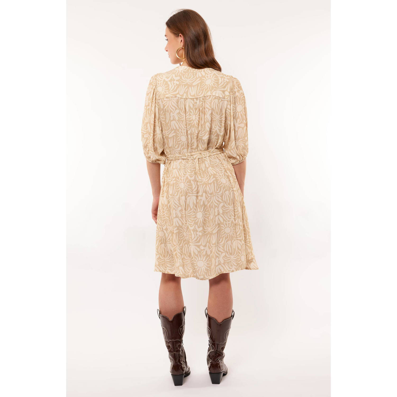 FLURESK blousejurk beige