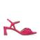 Manfield suède sandalettes roze