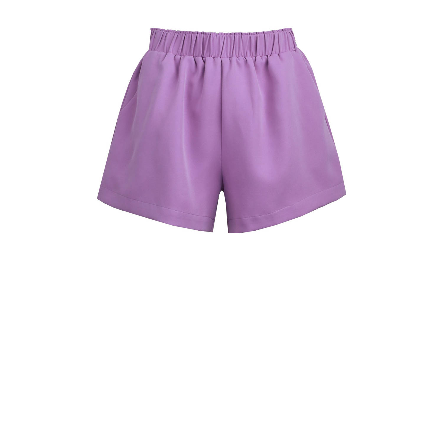 FLURESK regular waist casual short paars