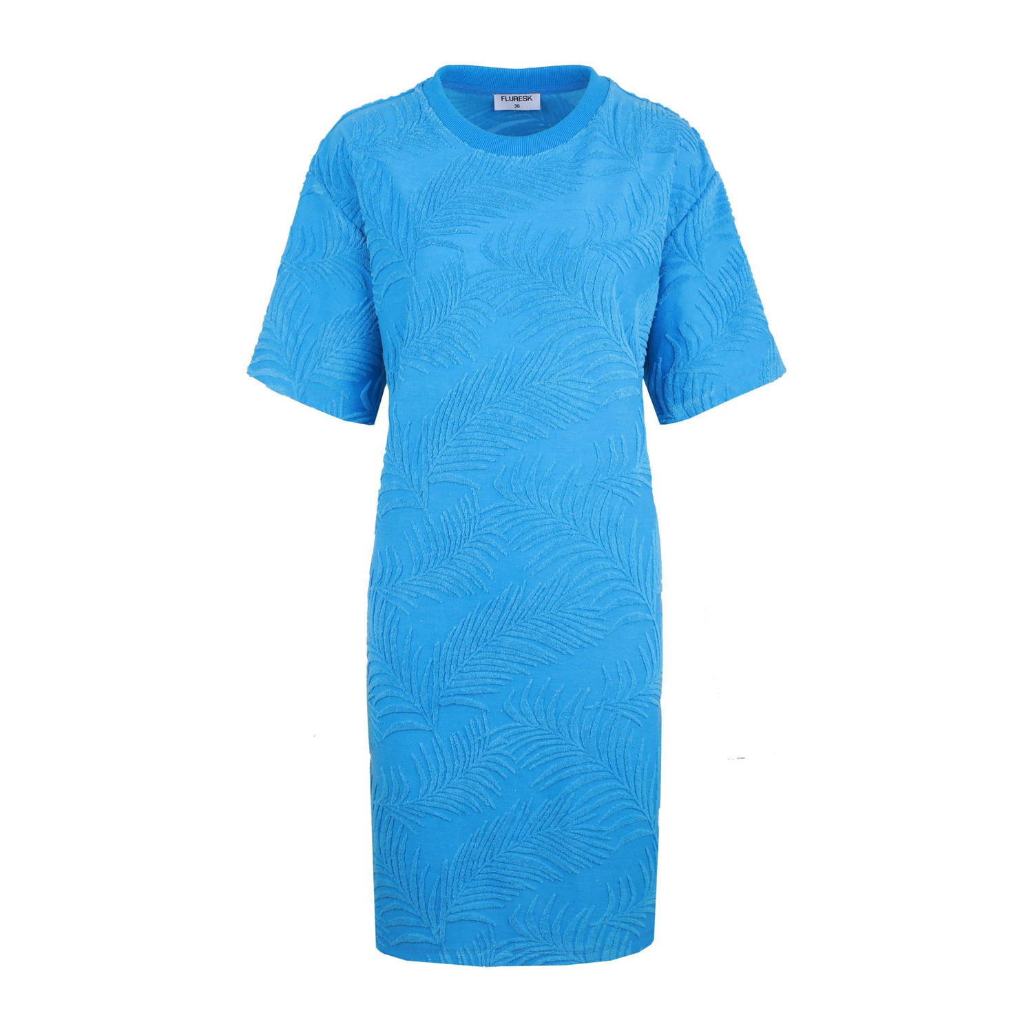 FLURESK t-shirtjurk blauw