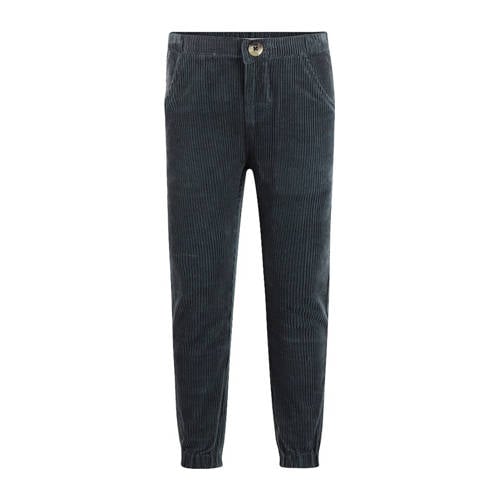 Koko Noko corduroy loose casual broek grijsblauw afbeelding