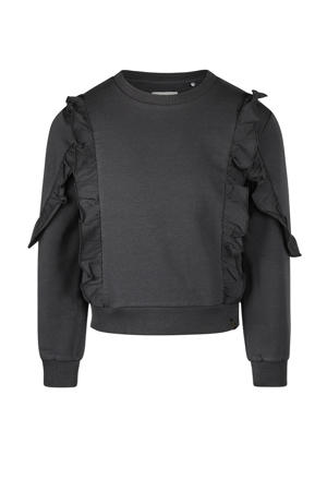 sweater antraciet gebreid