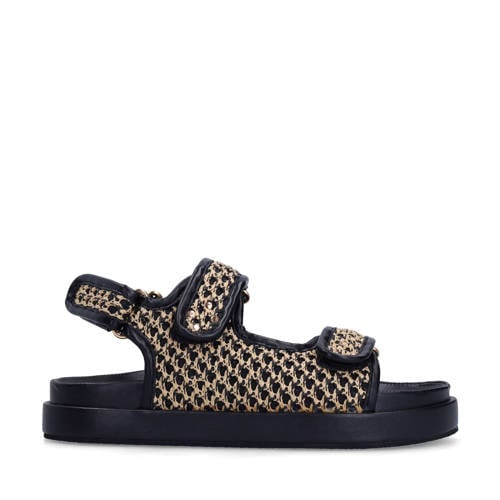 Sacha sandalen beige/zwart afbeelding