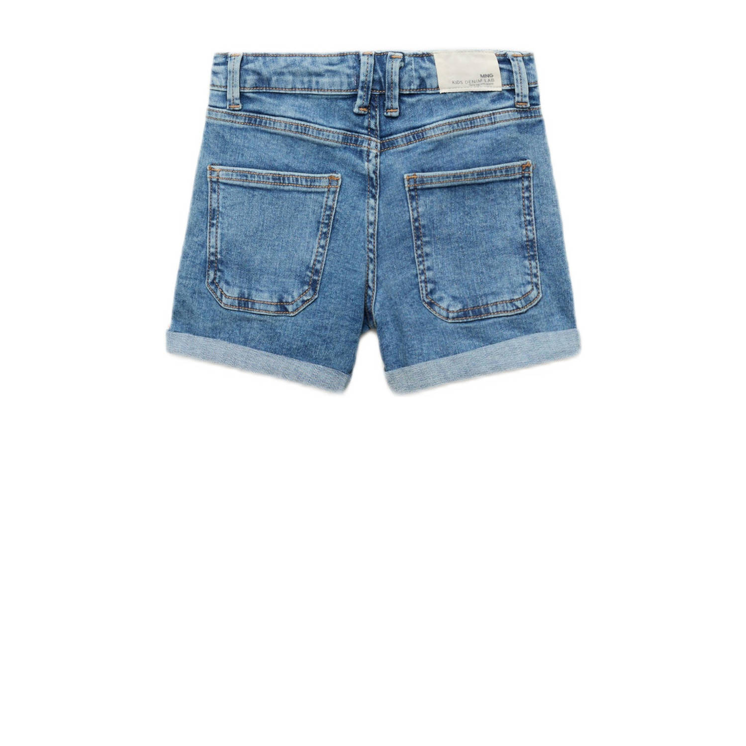 Mango Kids denim short medium blue denim