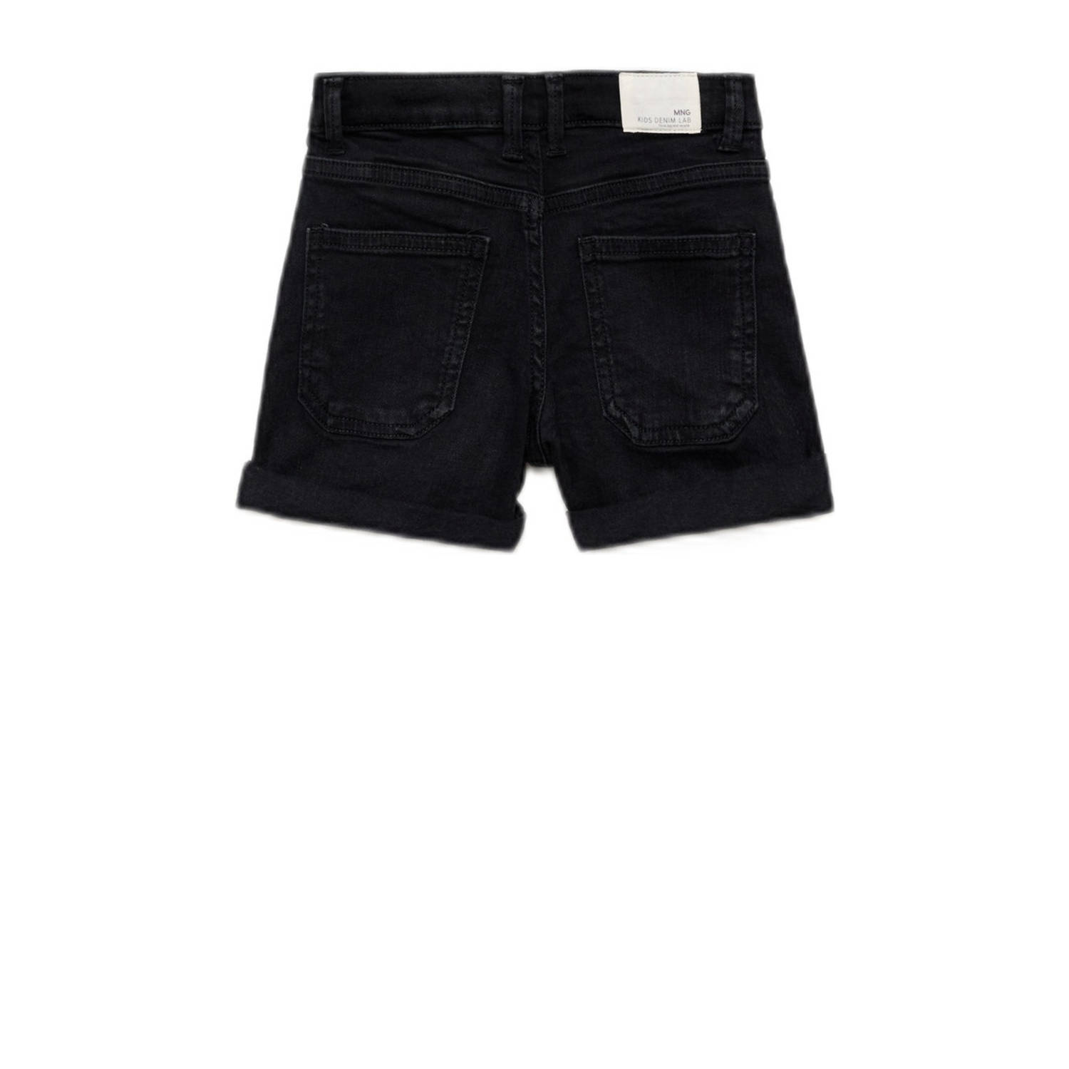 Mango Kids denim short black denim