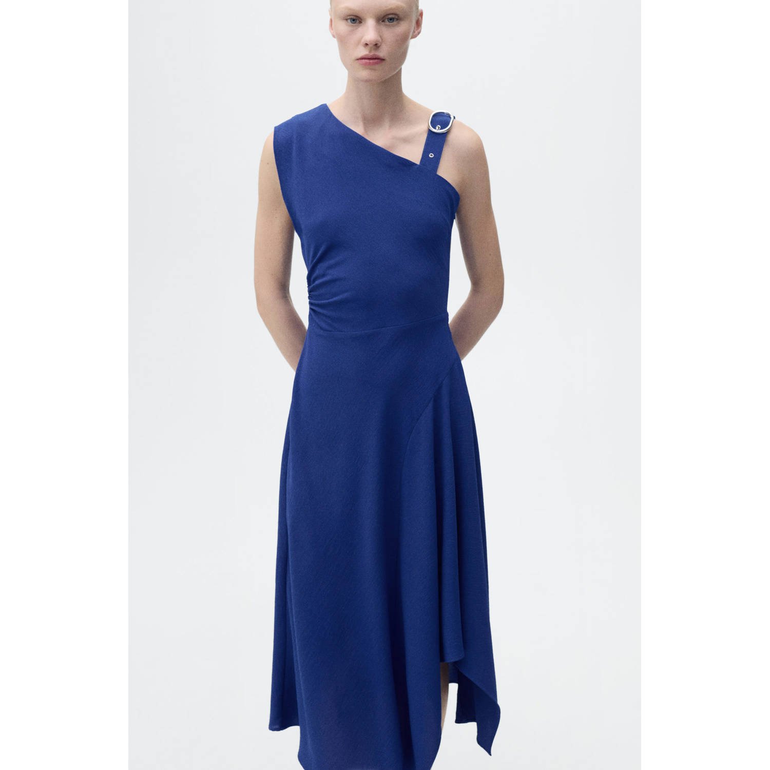 Mango maxi jurk blauw