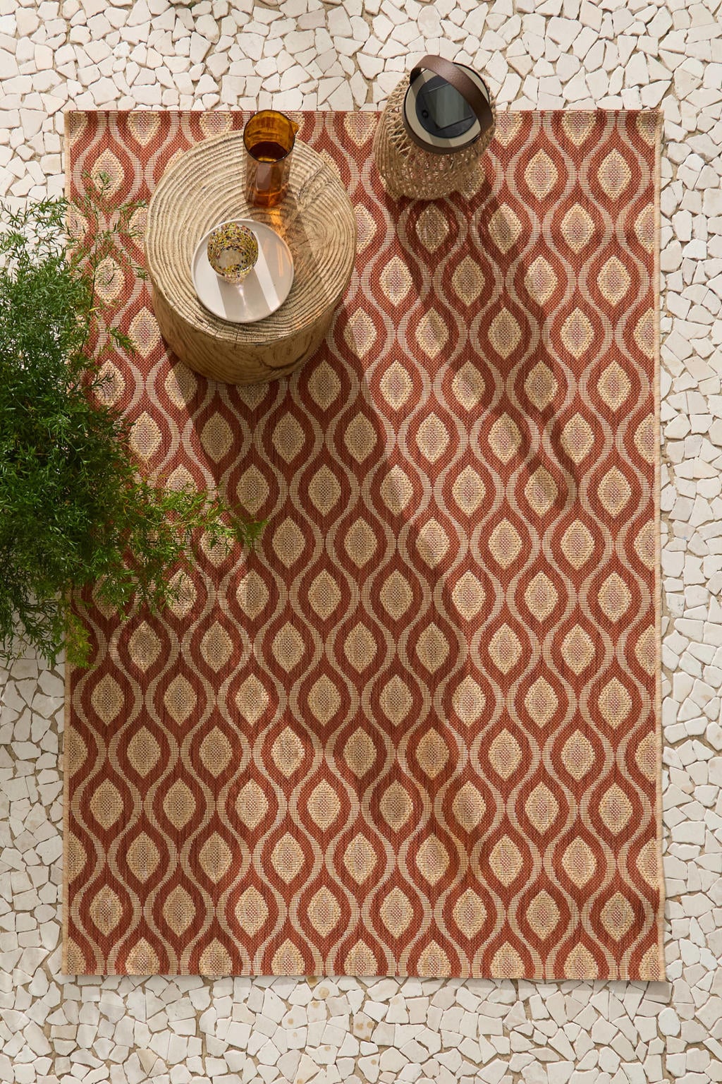 NOUS Living binnen- en buitenvloerkleed Tove (290x200 cm)