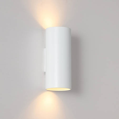 Searchlight Electric Up & Down ronde wandlamp (GU10) - wit afbeelding