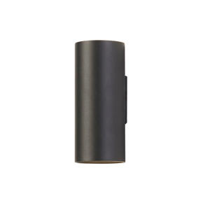 Searchlight Electric Up & Down ronde wandlamp (GU10) - zwart  