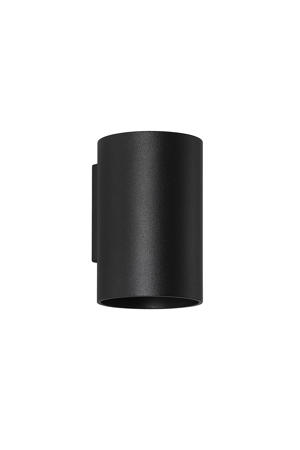Down ronde wandlamp (GU10) - zwart 