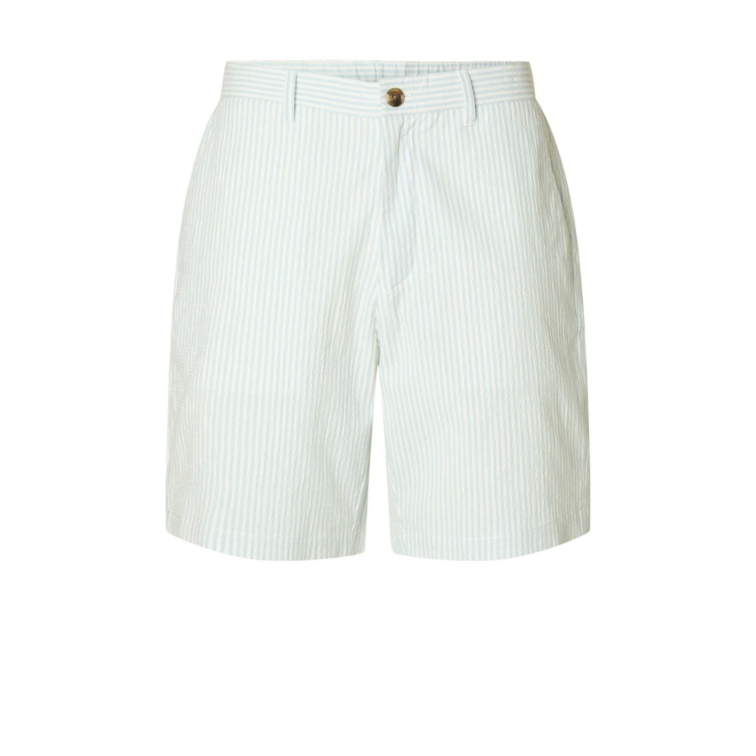 SELECTED HOMME regular chino short SLHREGULAR-KARL lichtblauw