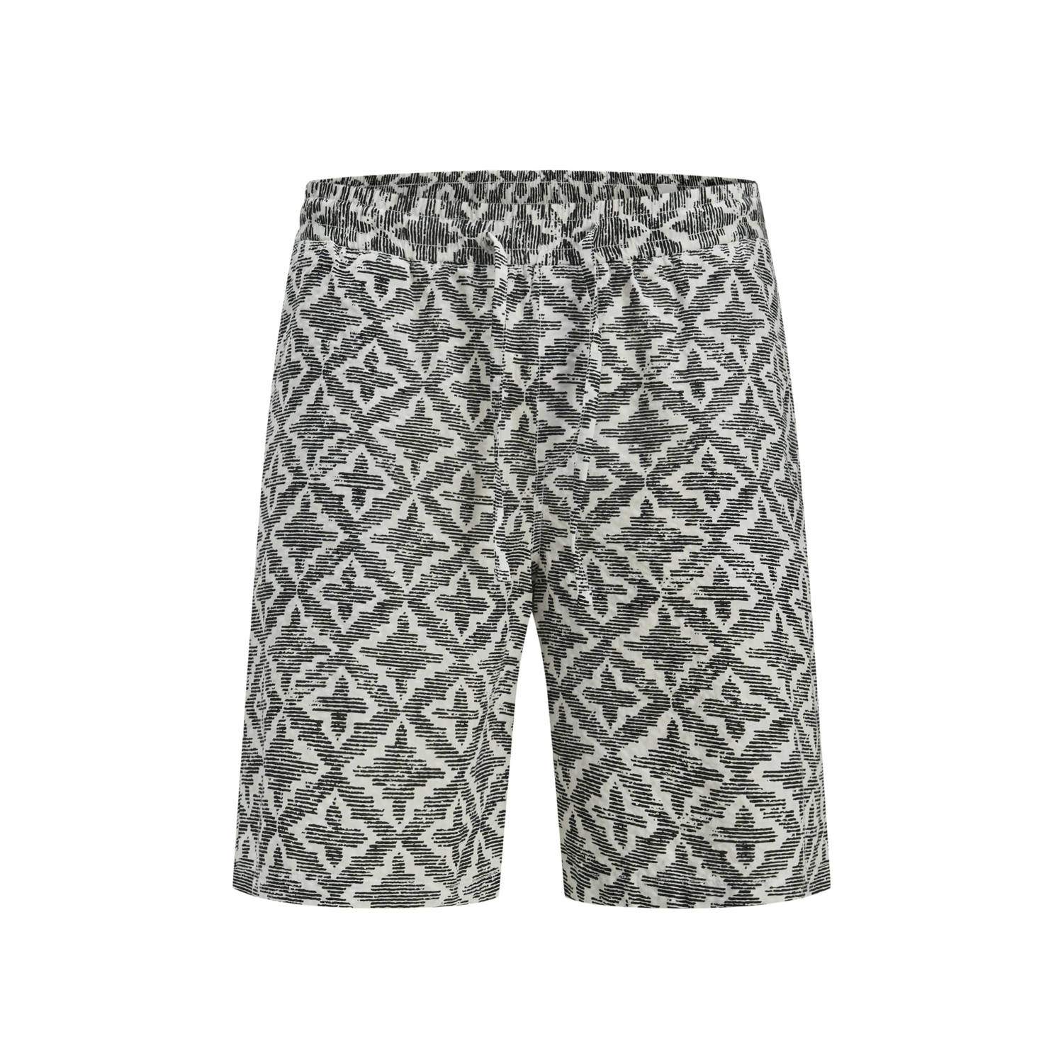 JACK & JONES ORIGINALS relaxed fit multipack JORSEERSUCKER grijs (set van 2)