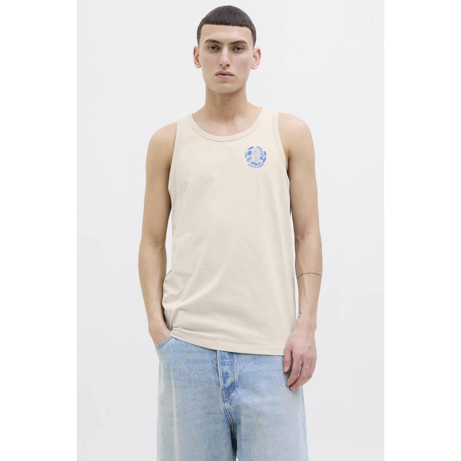 JACK & JONES T-shirt beige
