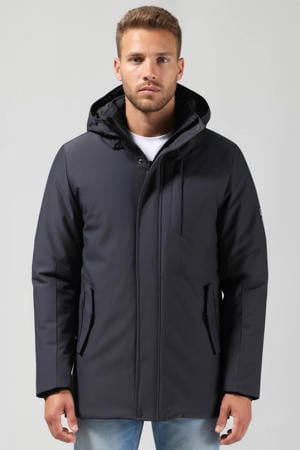 winterjas donkerblauw