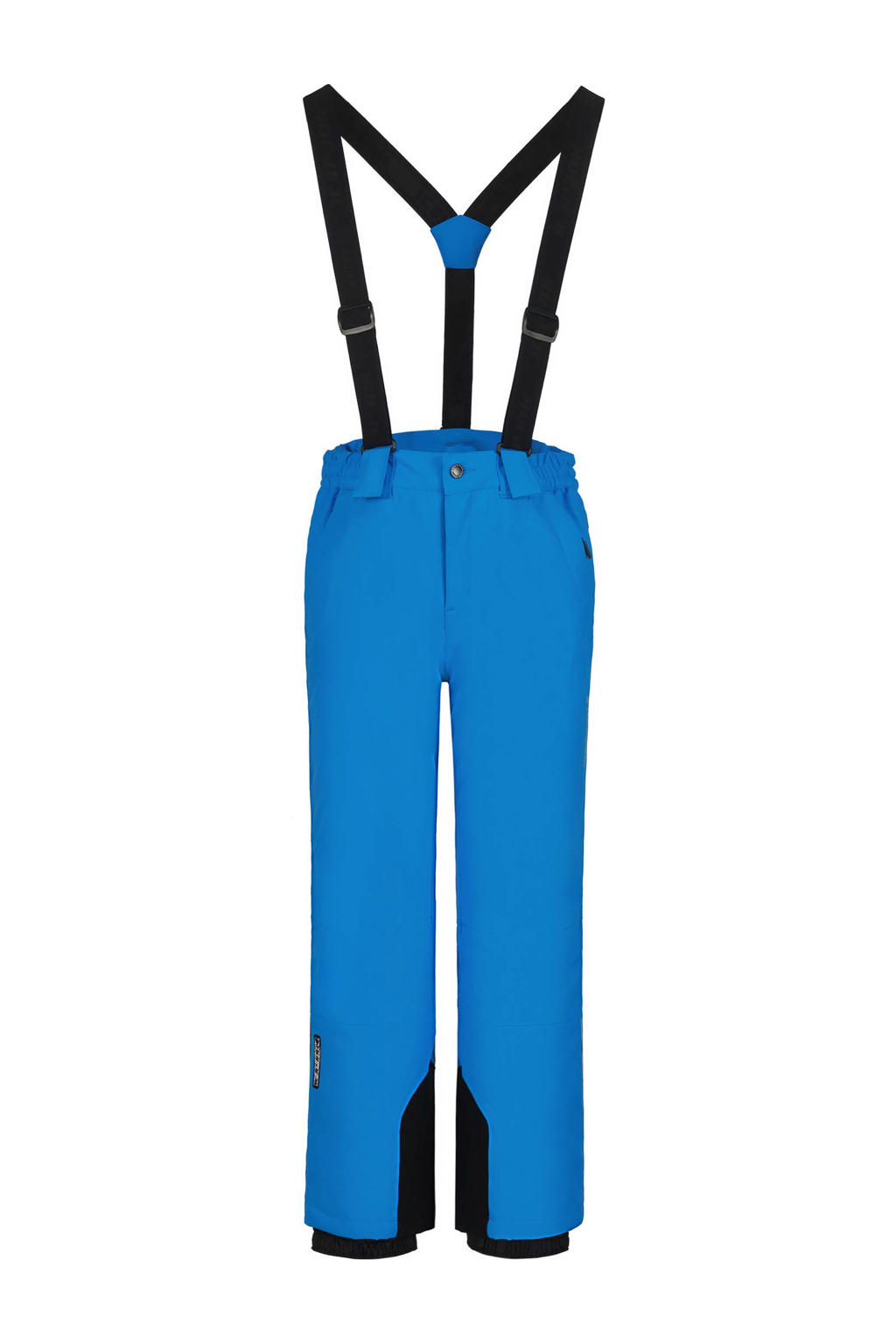Blauwe jongens en meisjes Icepeak skibroek Lisman JR van polyester met rits- en knoopsluiting