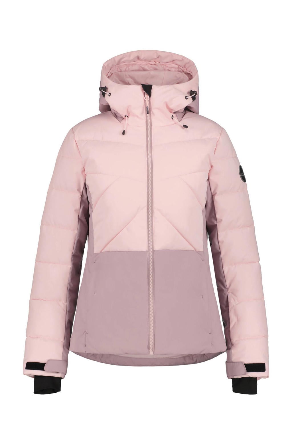 Roze dames Icepeak ski-jas Persia van polyester met capuchon en ritssluiting