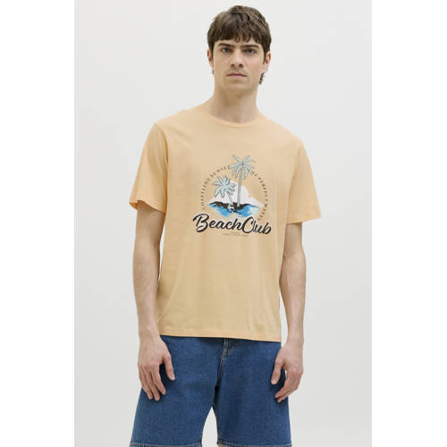 JJ REBEL T-shirt lichtgeel afbeelding