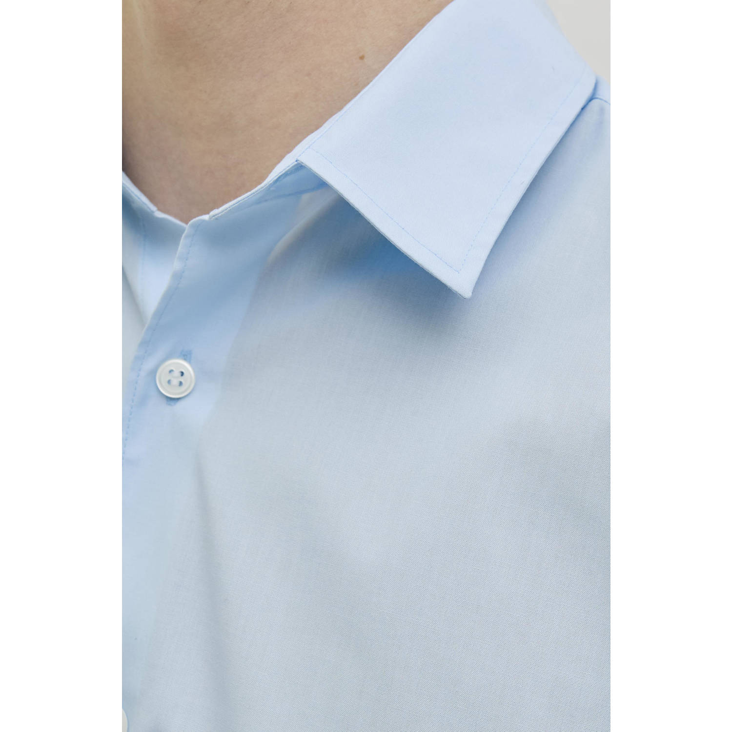 JJ REBEL casual overhemd lichtblauw
