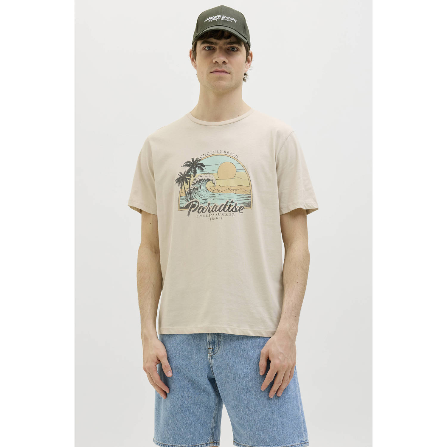 JJ REBEL T-shirt beige