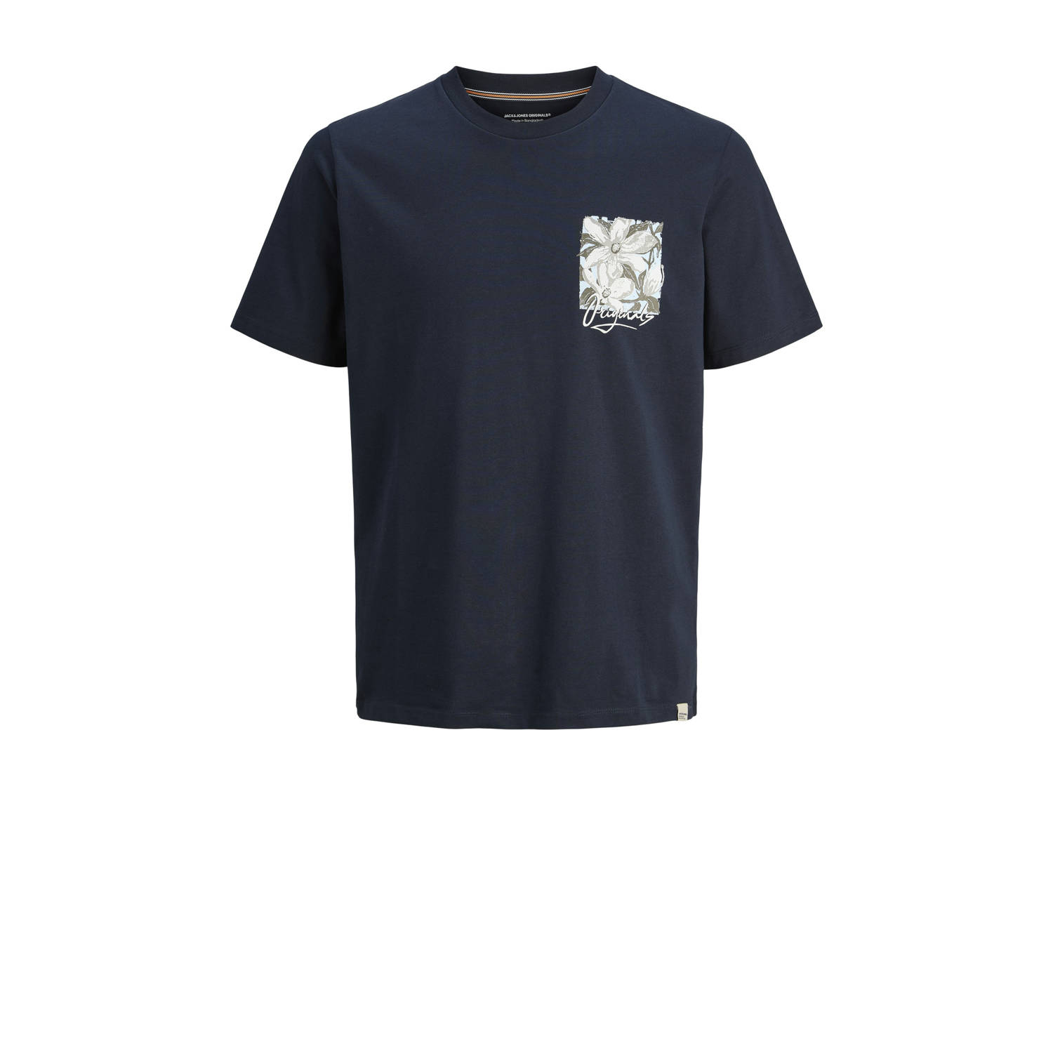 JACK & JONES ORIGINALS T-shirt donkerblauw