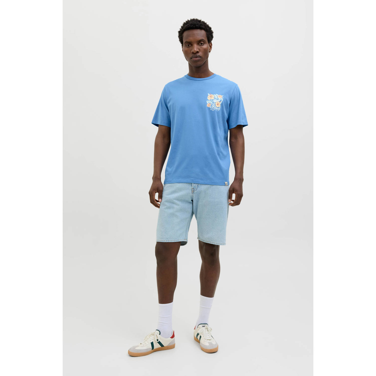 JACK & JONES ORIGINALS T-shirt blauw