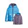 Orange Stars reversible colourblock jas Isa all-over print