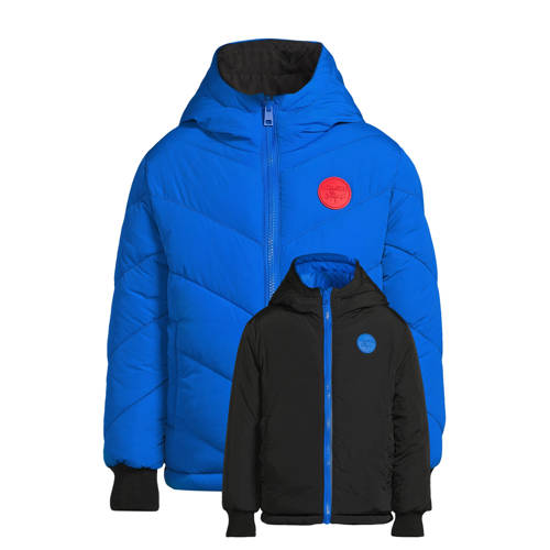 Orange Stars gewatteerde reversible jas Otis blauw/zwart afbeelding