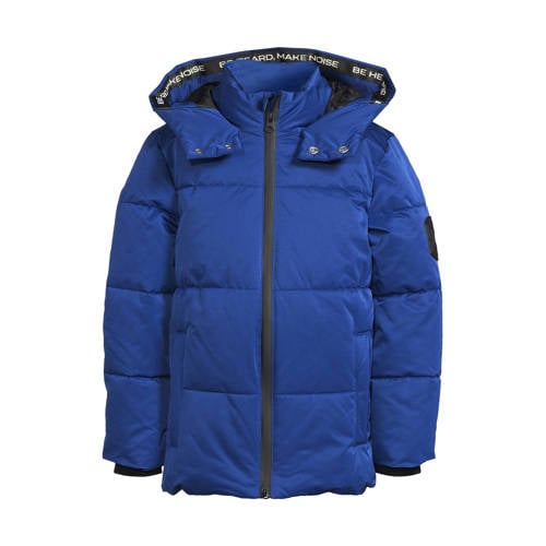 Coolcat pufferjas met C logo Caleb donkerblauw afbeelding