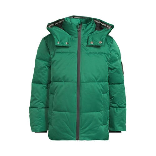 Coolcat pufferjas met C logo Caleb groen afbeelding