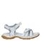 Ecco nubuck sandalen lichtblauw