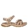 Ecco nubuck sandalen beige