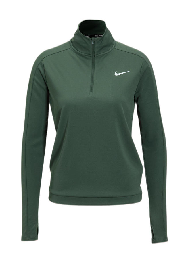 Nike sportshirt Pacer groen kopen? Morgen in huis wehkamp