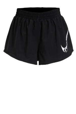 Plus Size sportshort One Swoosh zwart/wit