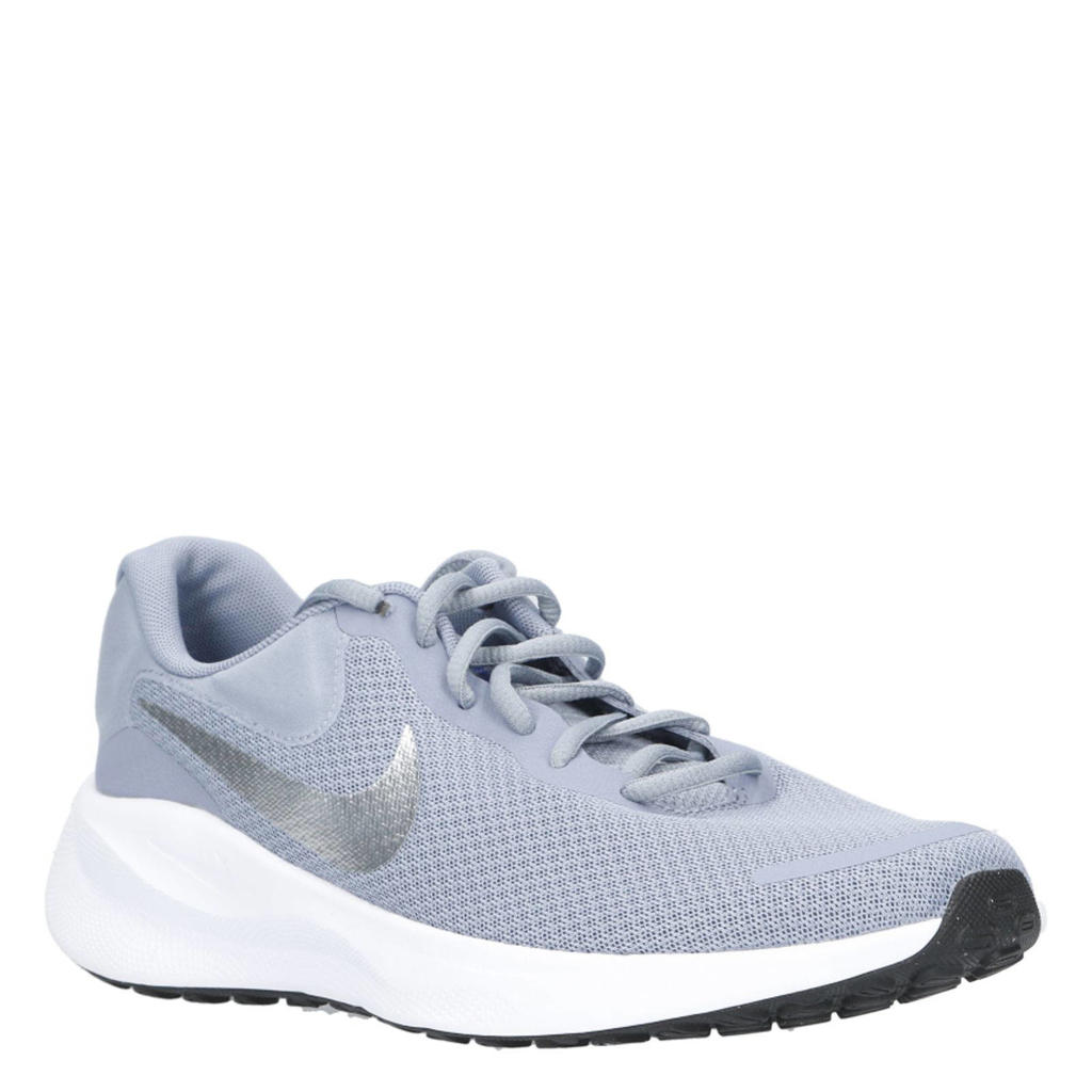 Grijs en witte heren Nike Revolution 7 sneakers van mesh/voering: mesh/voetbed: eva met veters