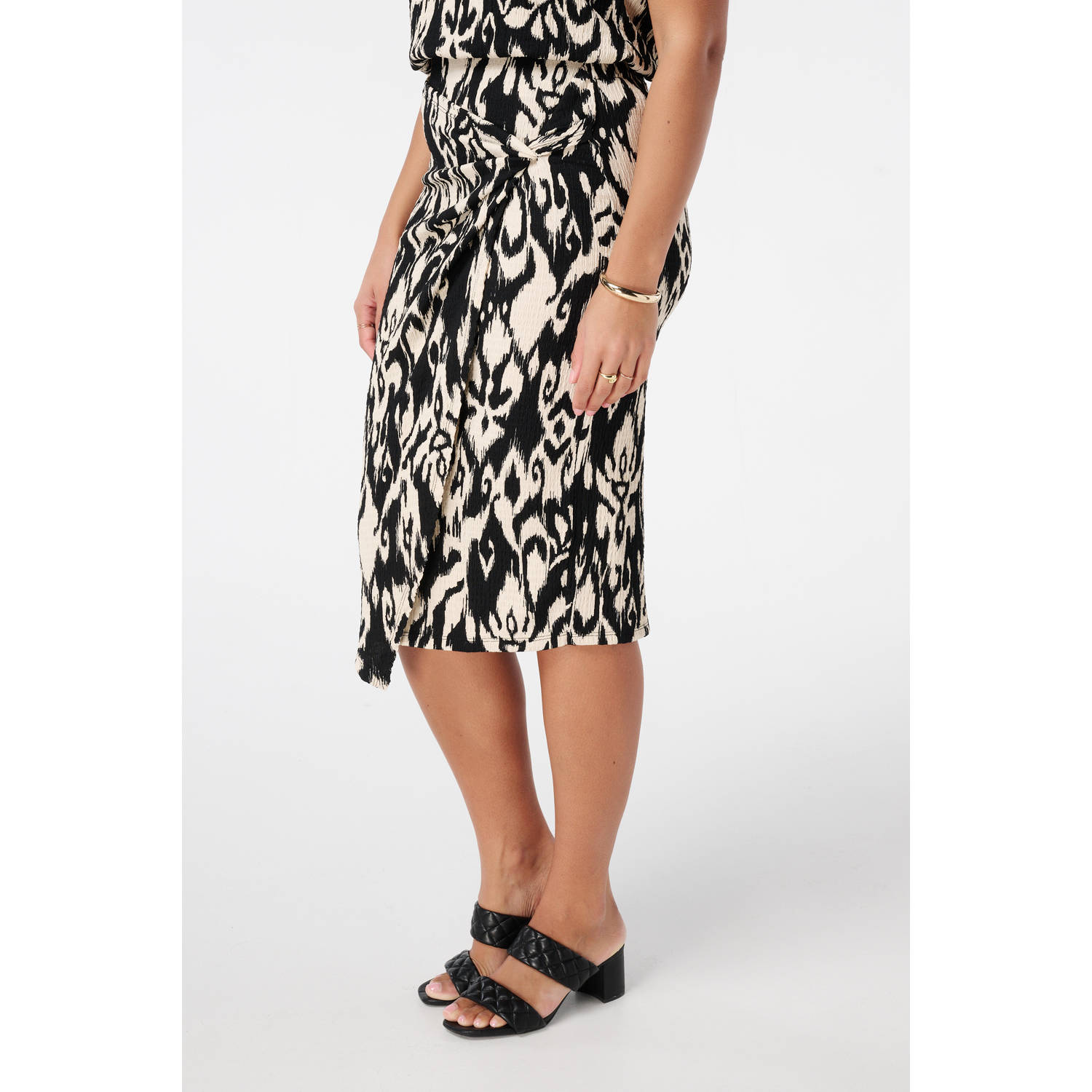 MS Mode midi rok ecru