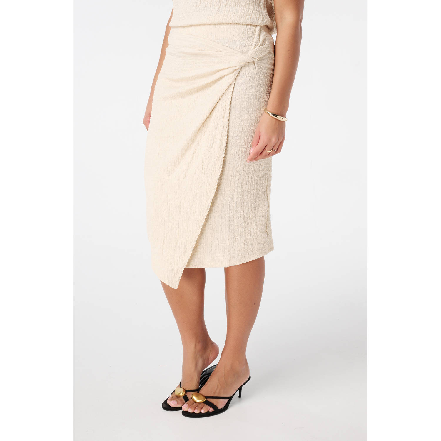 MS Mode midi rok ecru