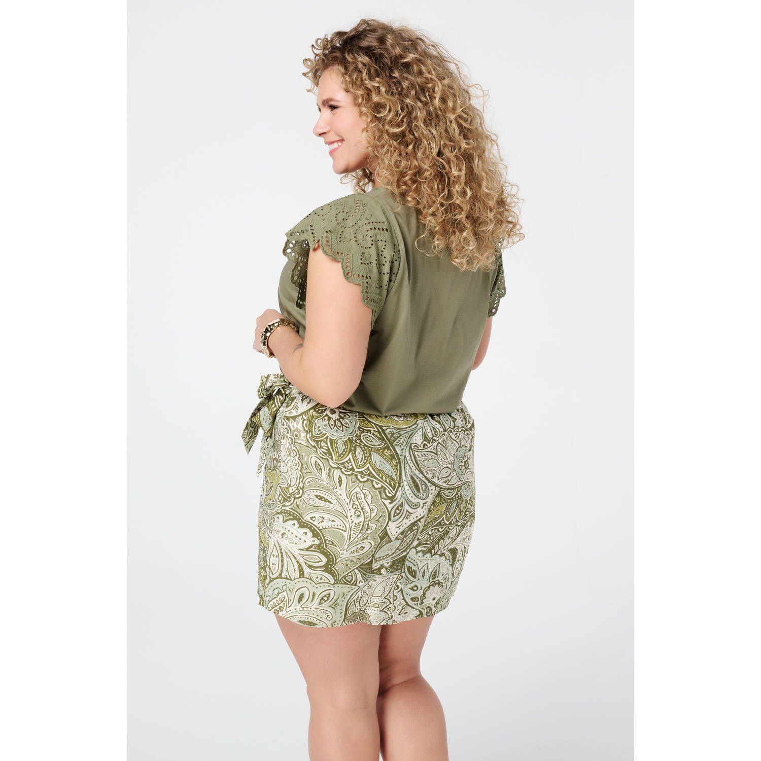 MS Mode wikkelrok groen