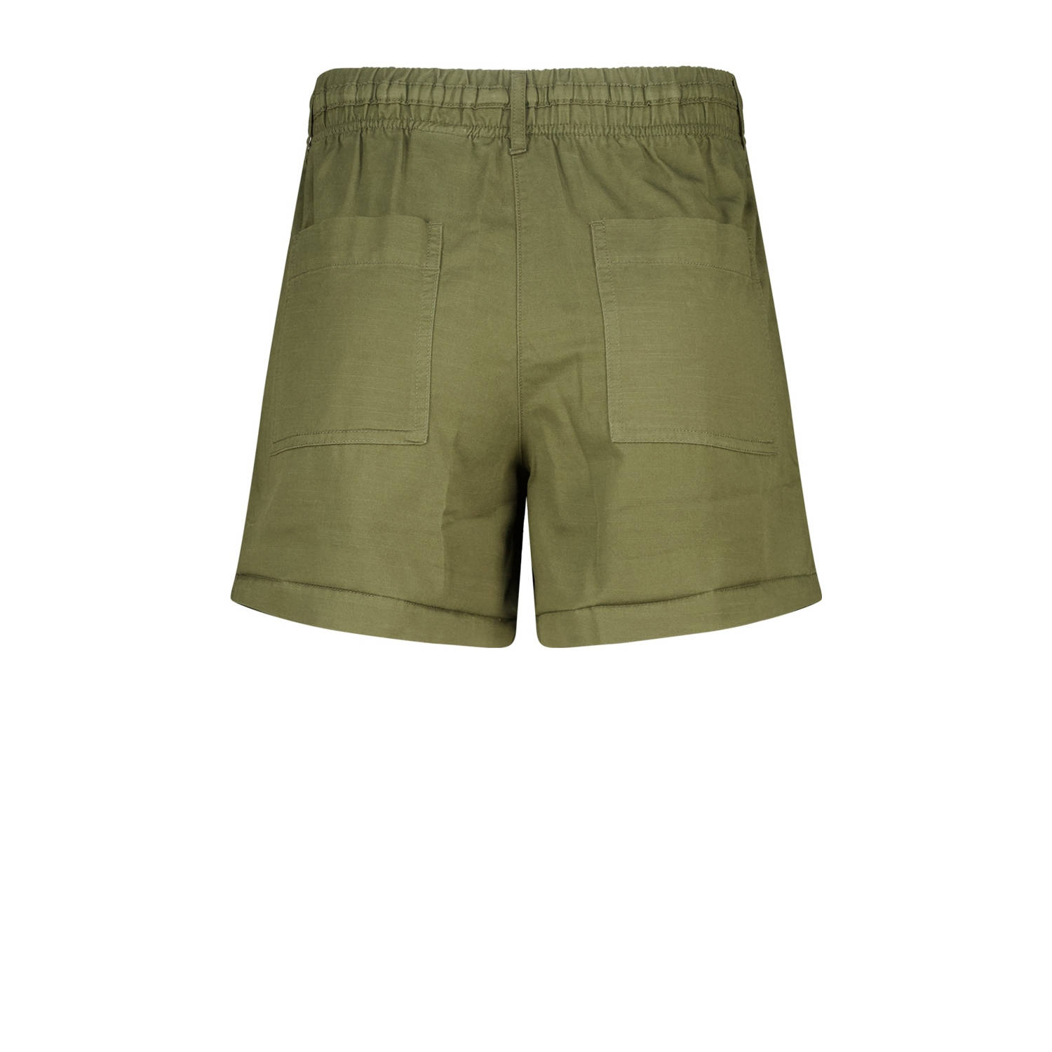 MS Mode rechtvallend high waist casual short kaki