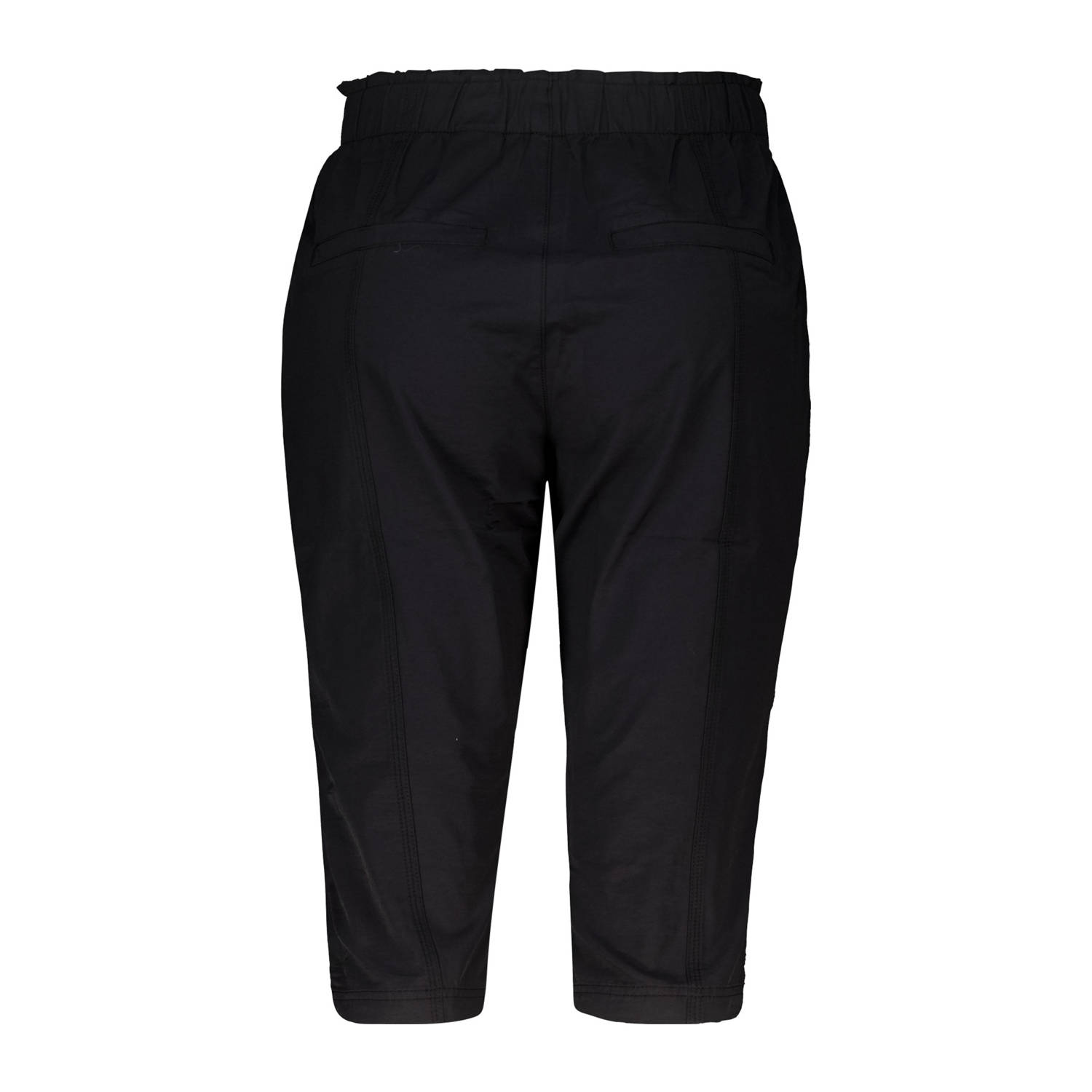 MS Mode straight regular waist broek zwart