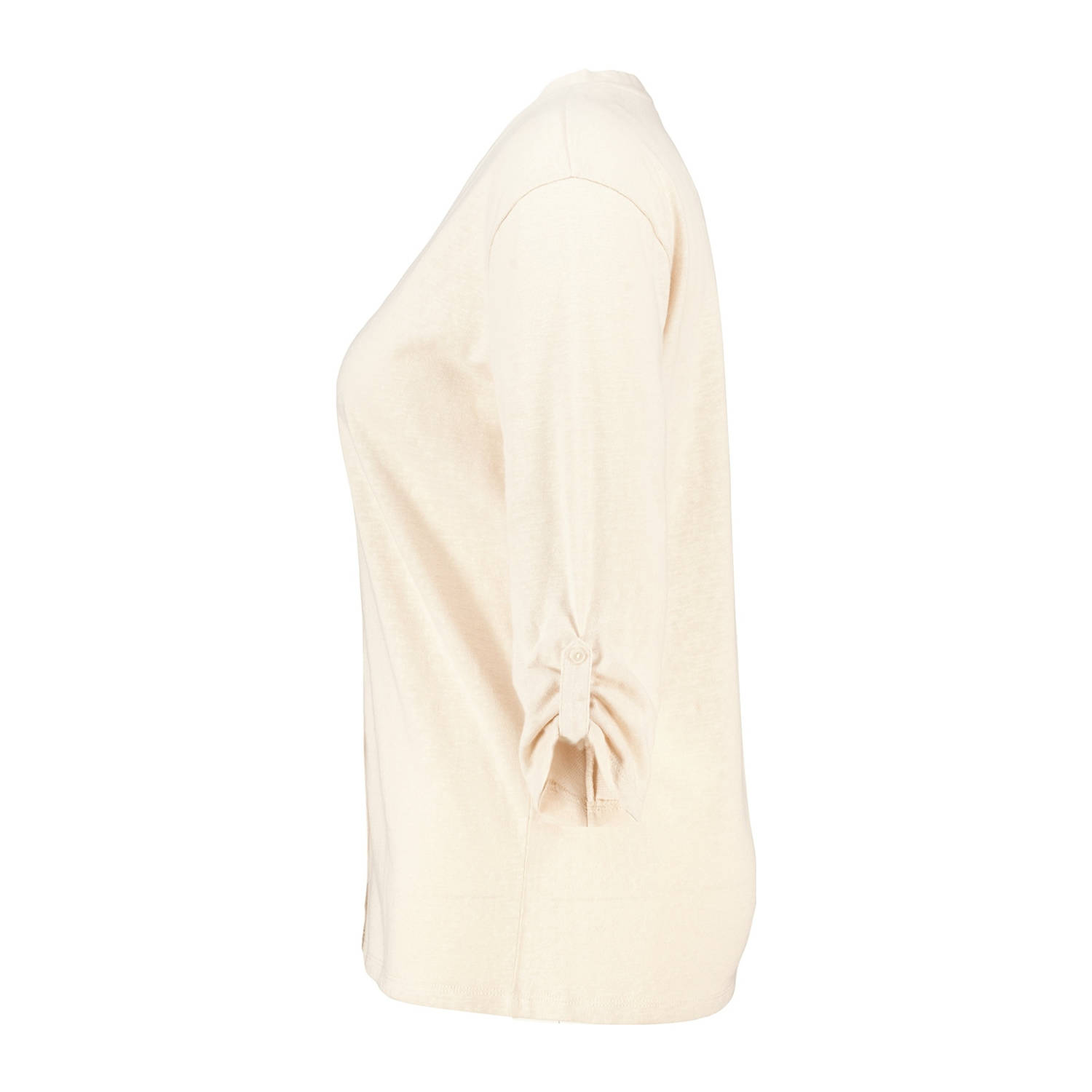 MS Mode vest crème fijn gebreid