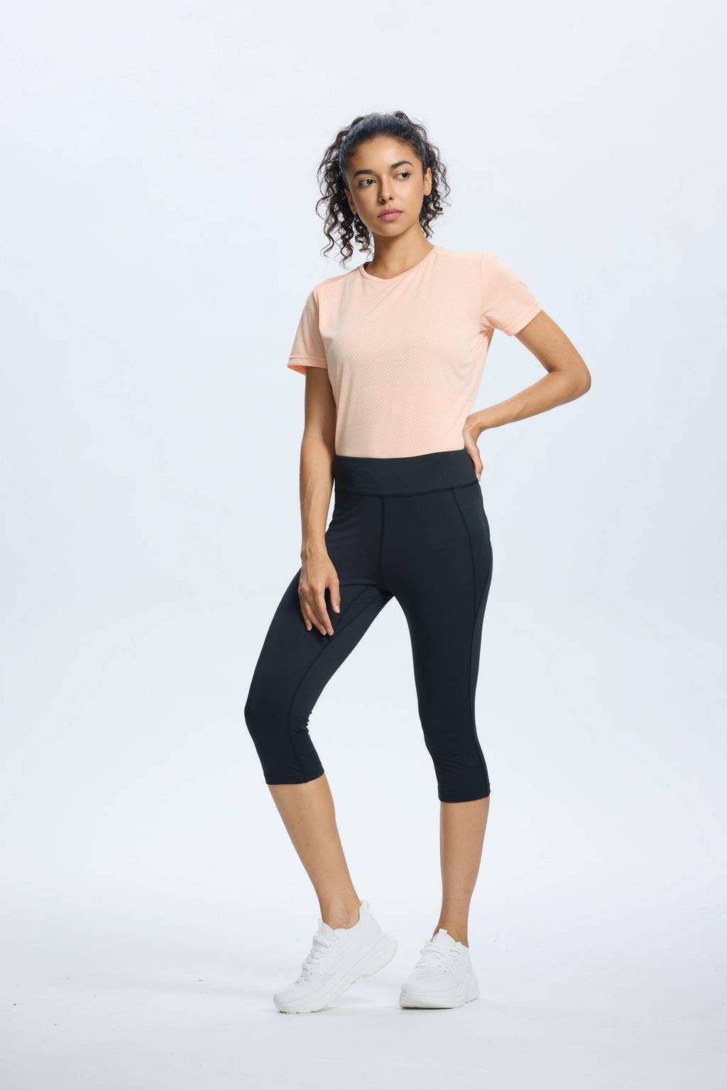 Zwarte dames Rukka sportlegging Maakeski van polyester met slim fit, regular waist en elastische tailleband met koord