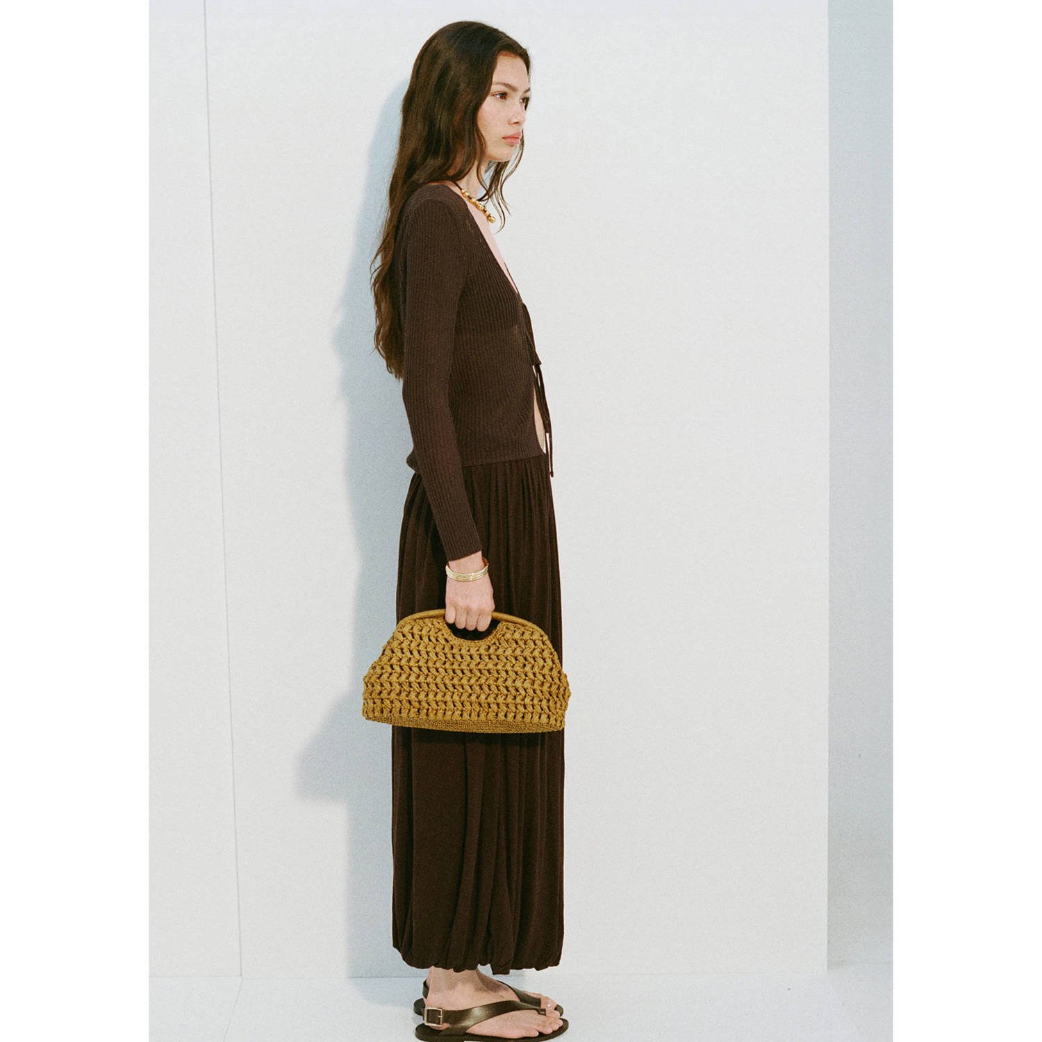 Mango clutch naturel