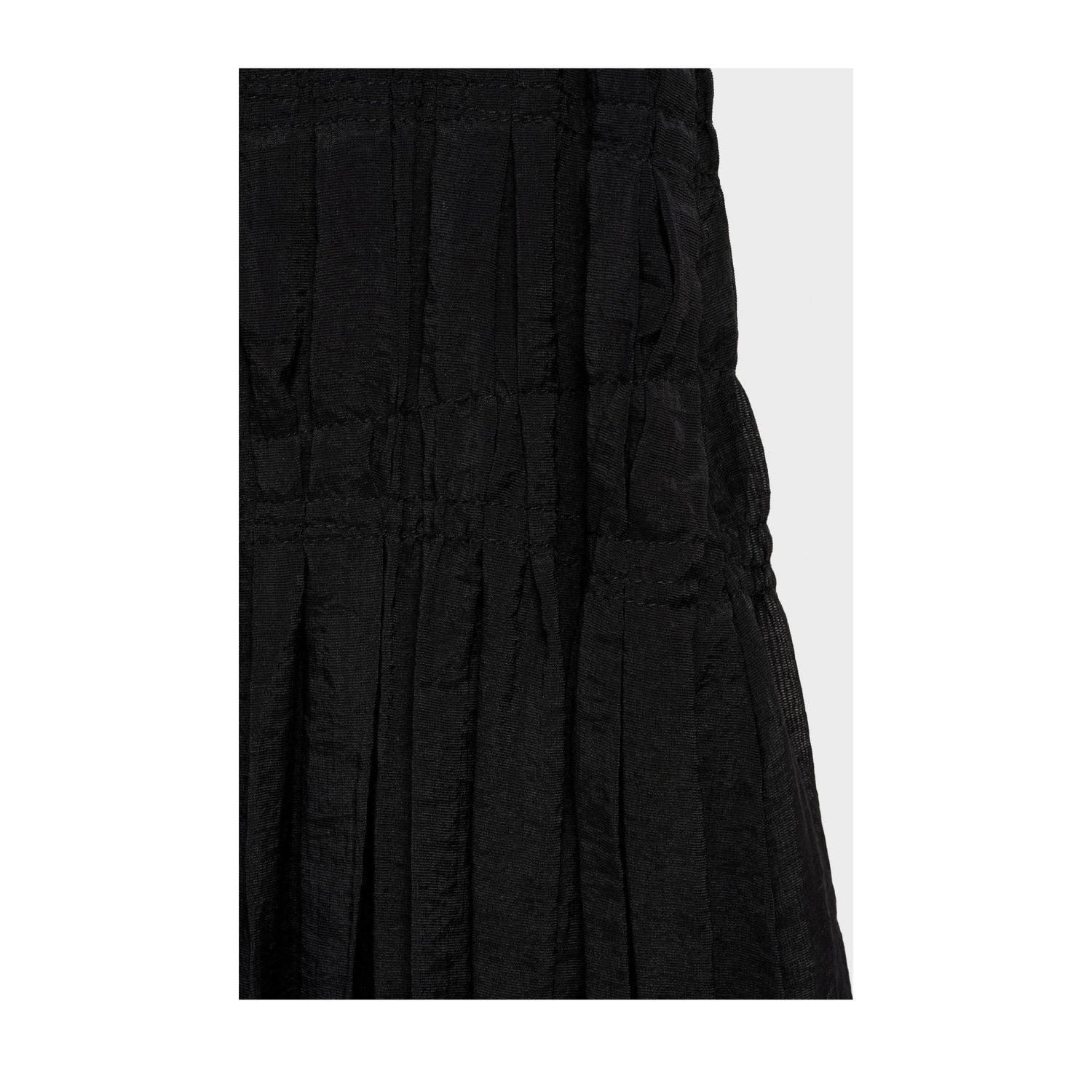Mango midi rok zwart