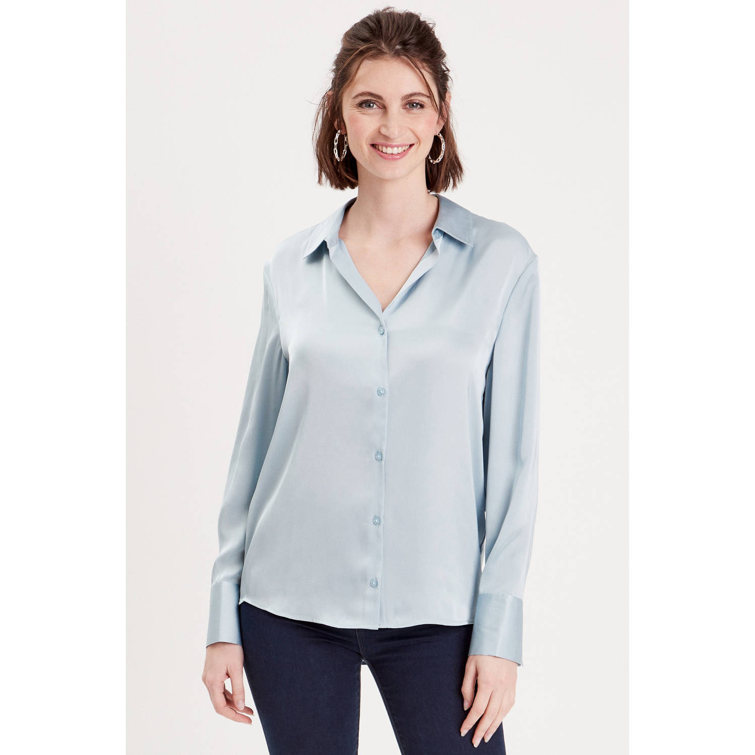 Cache blouse lichtblauw