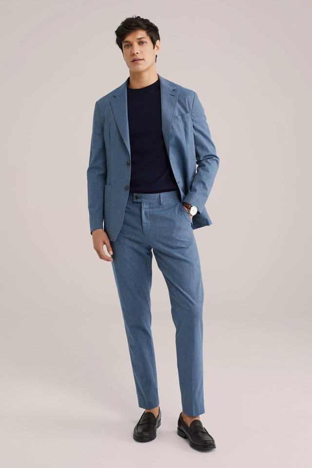 Generisch Herencolbert slim fit elegante casual blazer zomer colbert