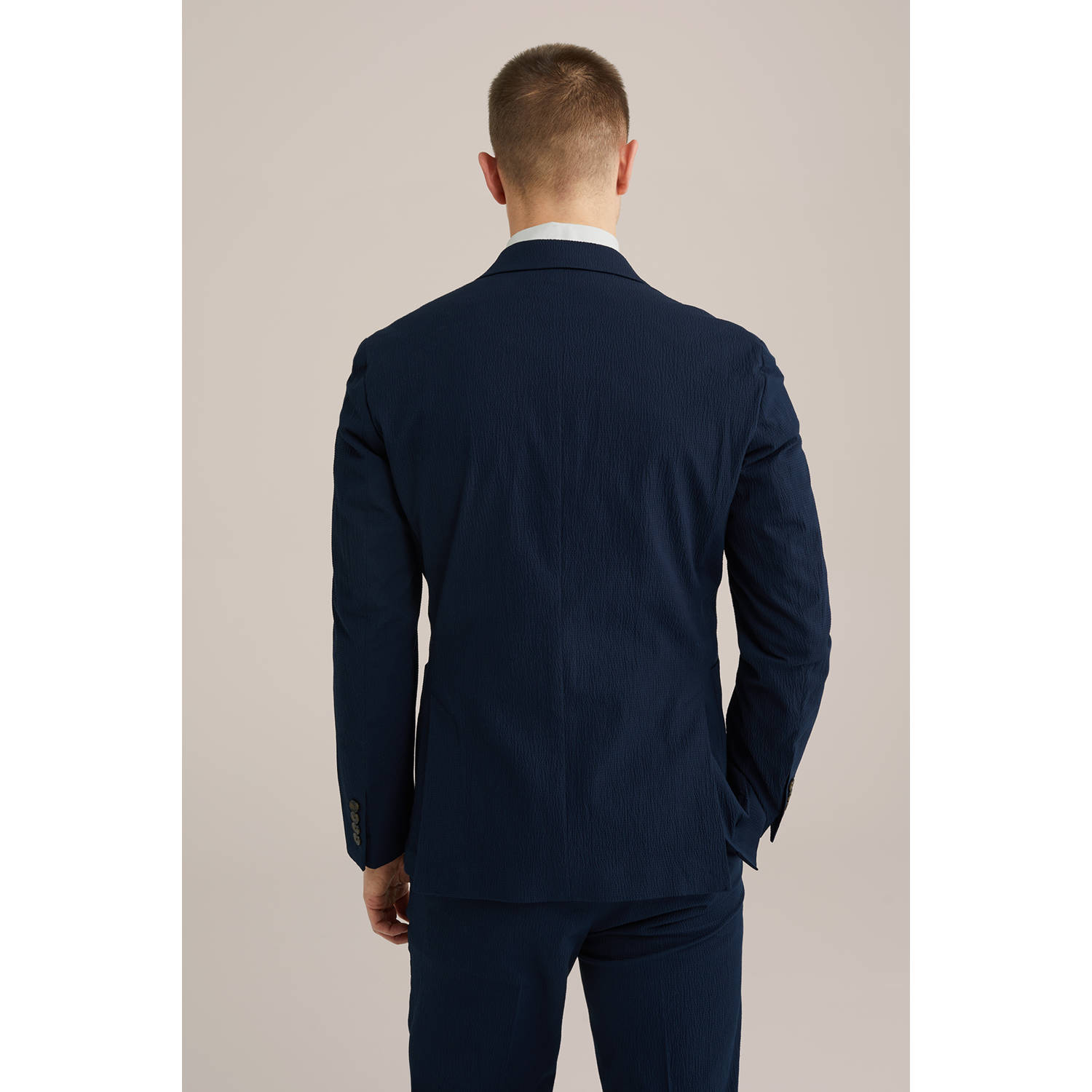 WE Fashion colbert donkerblauw