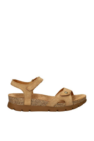 Sulia Basics  suède sandalen cognac