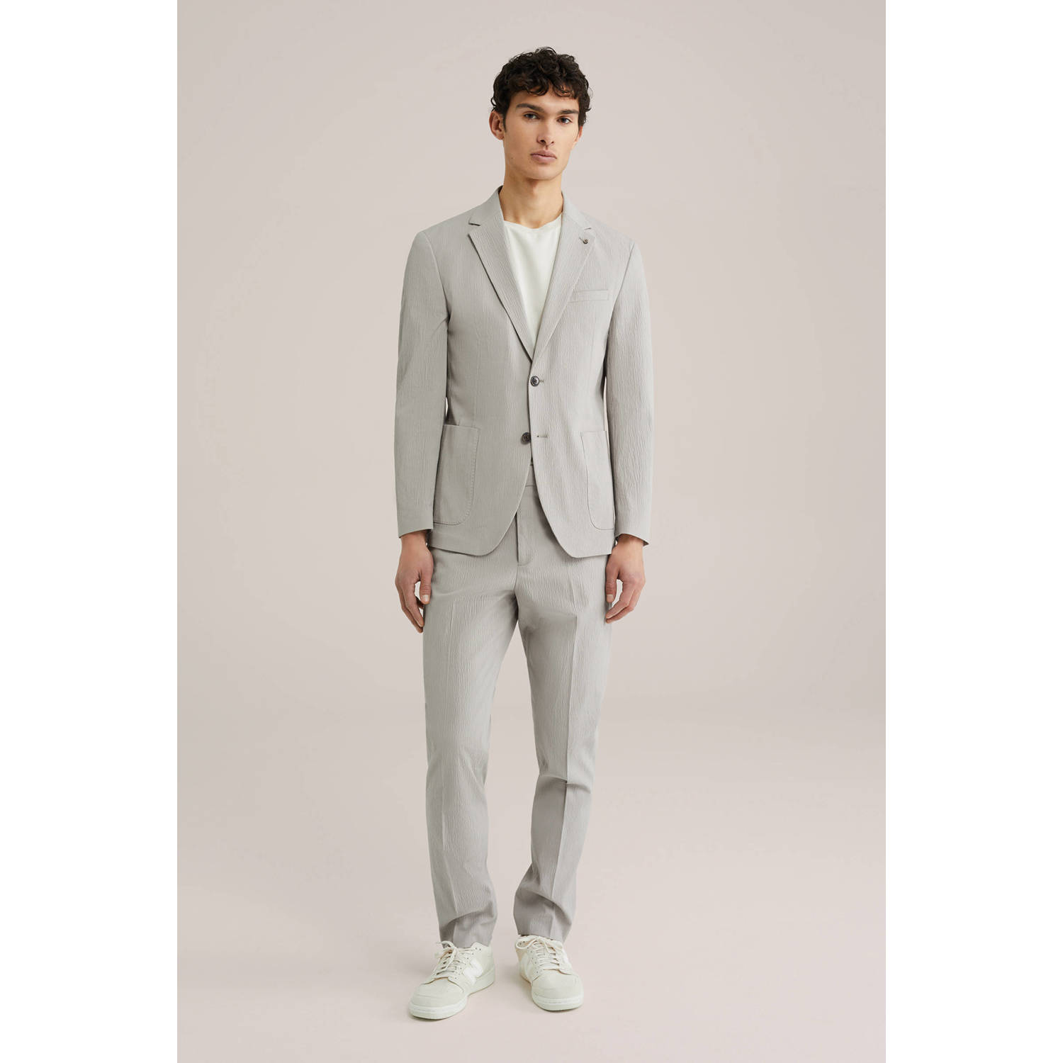WE Fashion colbert lichtgrijs