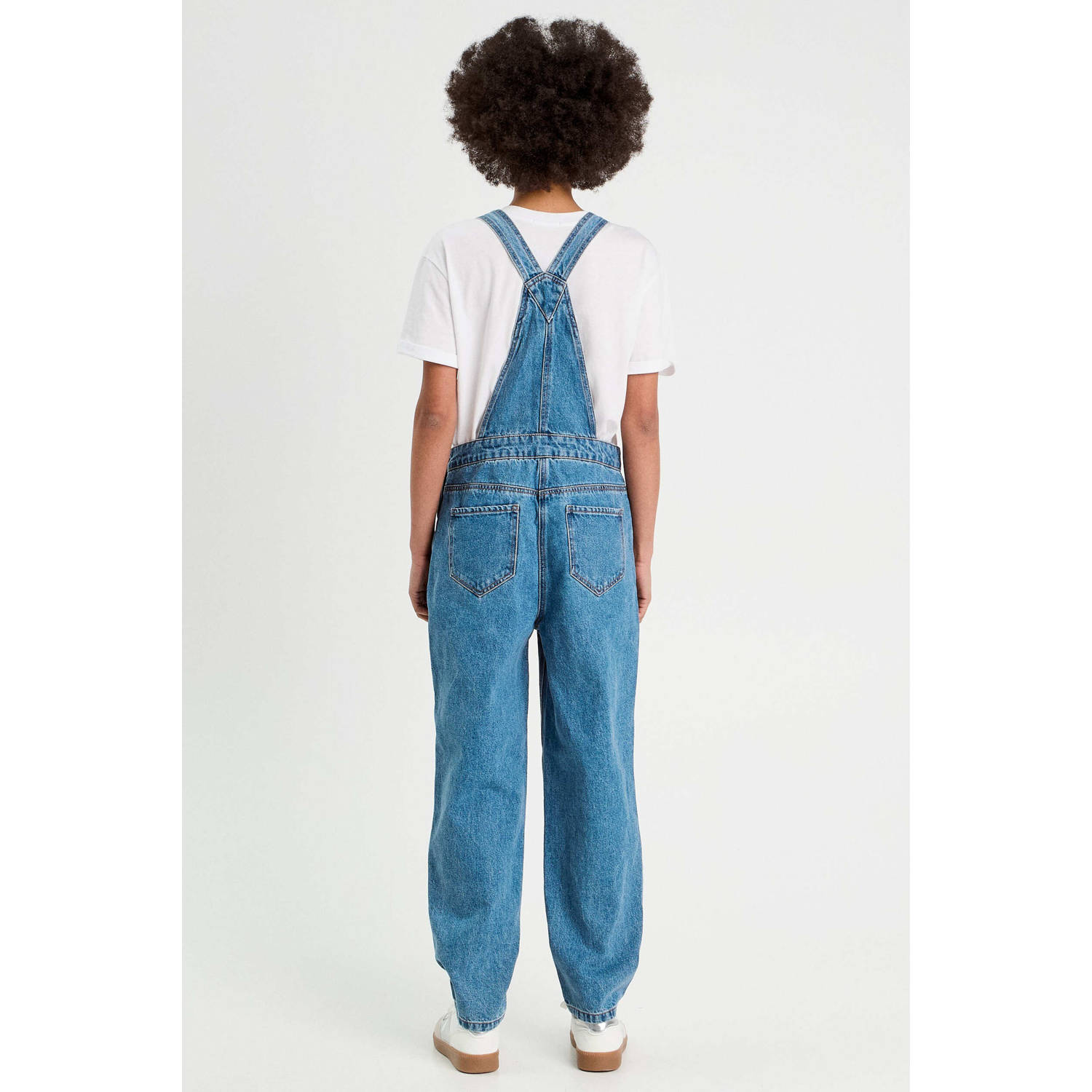 Cache mom jumpsuit medium blue denim